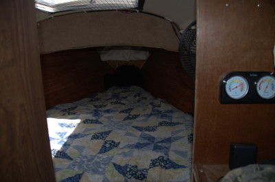New mattress cut and sewed back up